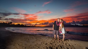 Maui Family Beach Sunset Photography