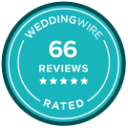 Wedding Wire 66 Review Badge for Penny Palmer Photography