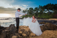 Makena Cove Beach wedding photos