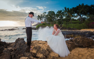 Makena Cove Beach wedding photos