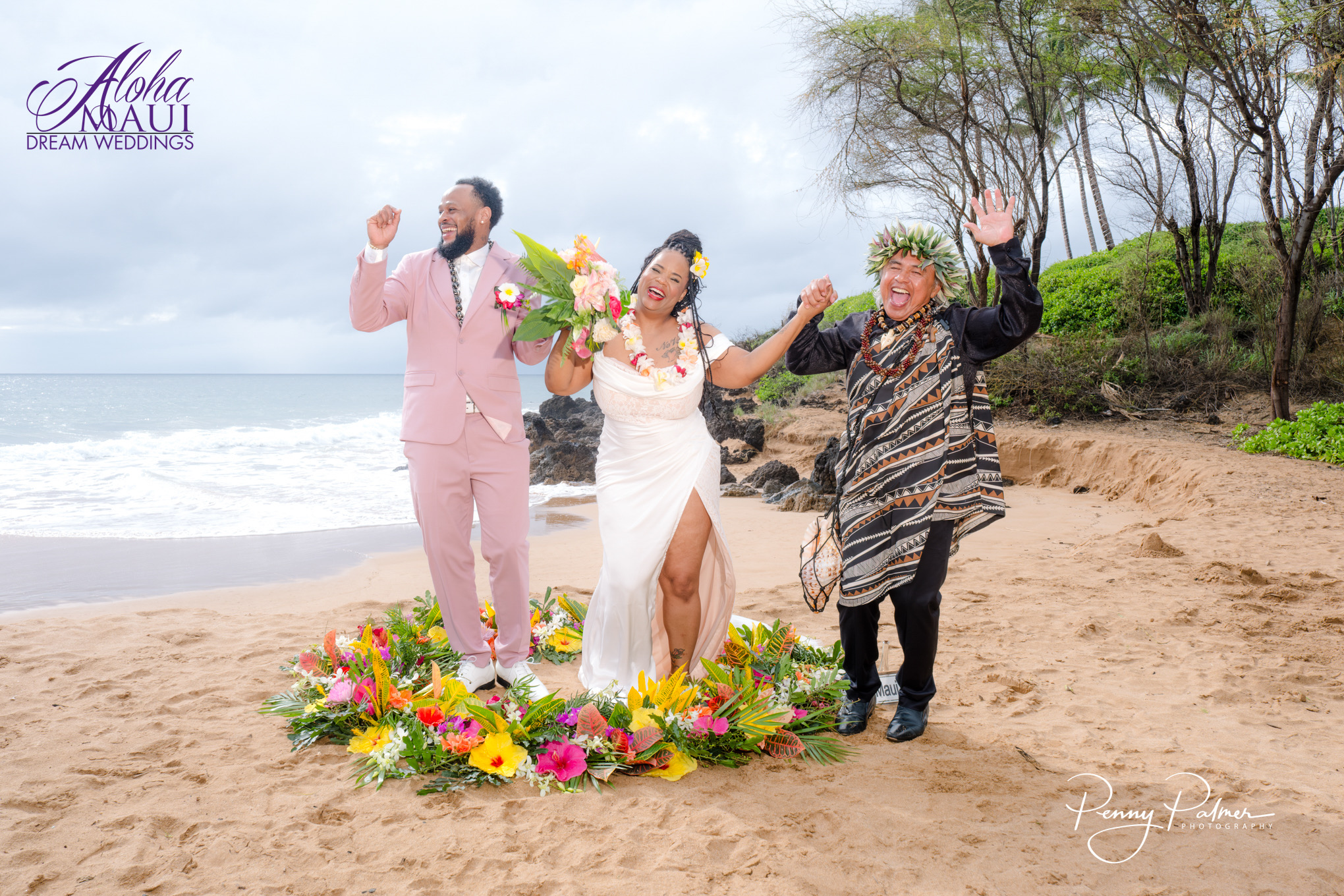 Maui Wailea beach wedding Wailea Beach Maui Wedding Photographer