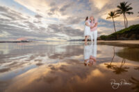 Wailea Maui sunset wedding photo by Penny Palmer Photography